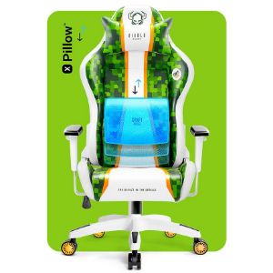 Obrazek Fotel Gamingowy Normal Diablo X-One 2.0 Biały/Zielony