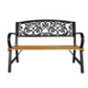 Obrazek Ławka ogrodowa ze wzorem