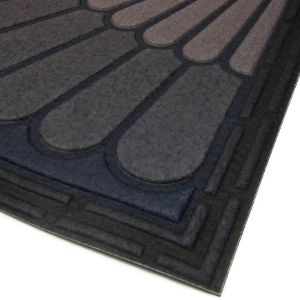 Obrazek Wycieraczka Moon KR-602-7 45x75 cm wachlarz szary