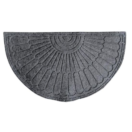 Obrazek Wycieraczka Melody KR-502 45x75 cm szary wachlarz