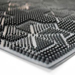 Obrazek Wycieraczka gumowa zewnętrzna Dora K-16 58x35 cm wiatraczki