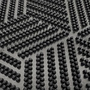 Obrazek Wycieraczka gumowa zewnętrzna Emma K-303 55x41 cm geometric