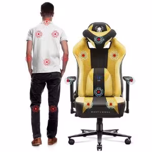 Obrazek Fotel Gamingowy King Diablo X-Player 2.0 Dark Sunflower