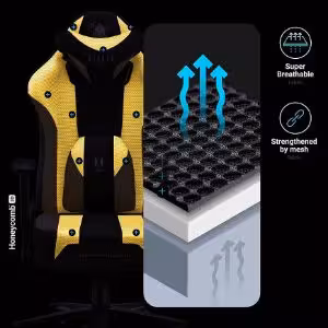 Obrazek Fotel Gamingowy King Diablo X-Player 2.0 Dark Sunflower