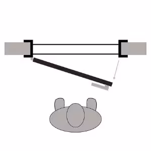 Obrazek Drzwi wewnętrzne Norma Decor 1 80L Dąb Europejski KL