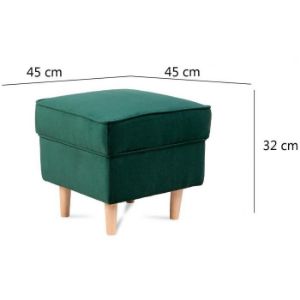 Obrazek Podnóżek Gobi zieleń