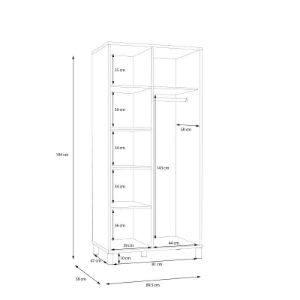 Obrazek Szafa Hayato HYTS821