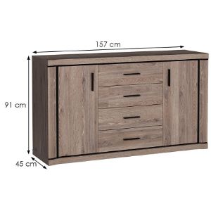 Obrazek Komoda Dallas D1 dąb truflowy