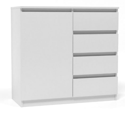 Obrazek Komoda wąska Asti K1D4S biały