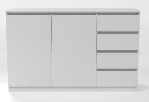 Obrazek Komoda szeroka Asti K2D4S biały