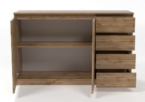 Obrazek Komoda szeroka Asti K2D4S dąb wotan