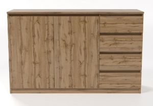 Obrazek Komoda szeroka Asti K2D4S dąb wotan