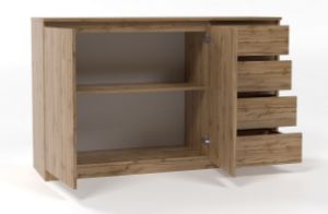 Obrazek Komoda szeroka Asti K2D4S dąb wotan