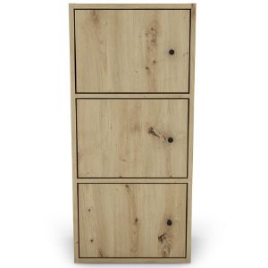 Obrazek Regał KIKI artisan 2 półki 3 drzwi