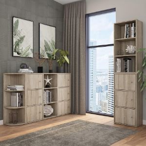 Obrazek Regał KIKI II sonoma 2 półki