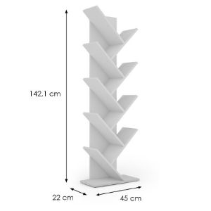 Obrazek Regał Vicky biały