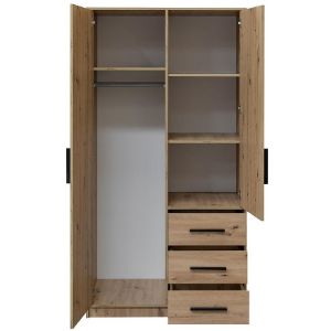 Obrazek Szafa Kos D2 dąb artisan/lustro