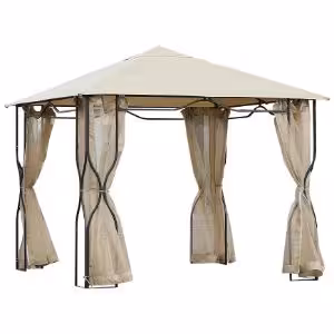 Obrazek Pawilon ogrodowy 3x3 m beżowy