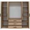 Obrazek Szafa Kos D4 dąb artisan/lustro