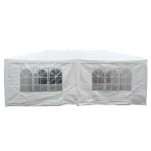 Obrazek Pawilon ogrodowy 3x6x2,7 m biały
