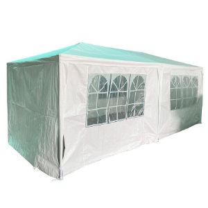 Obrazek Pawilon ogrodowy 3x6x2,7 m biały