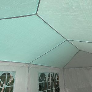 Obrazek Pawilon ogrodowy 3x6x2,7 m biały