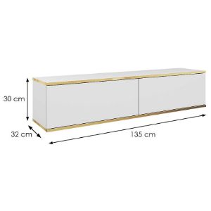 Obrazek Szafka RTV Oro 135 biały