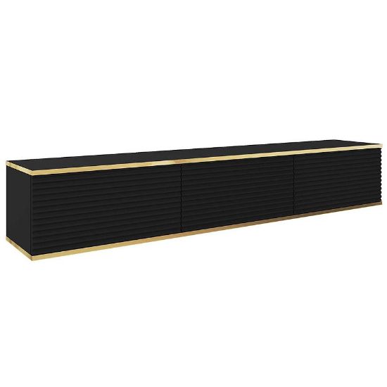 Obrazek Szafka RTV Oro 175 MDF czarny