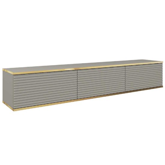 Obrazek Szafka RTV Oro 175 MDF szary