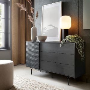 Obrazek Komoda Raven KSZ144 2D czarny