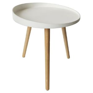 Obrazek Ława Elin biały/dąb naturalny