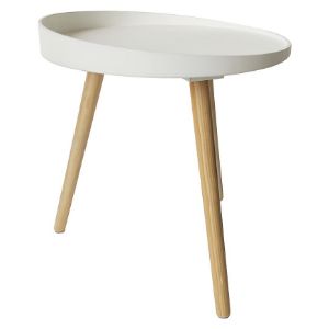 Obrazek Ława Elin biały/dąb naturalny