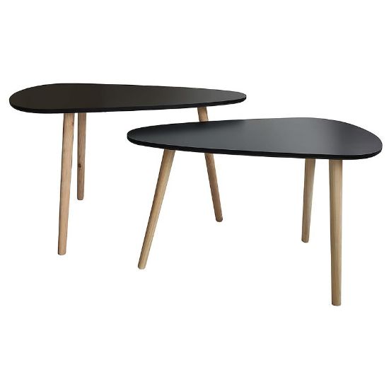 Obrazek Ława Frej czarny/dąb naturalny