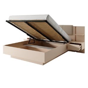 Obrazek Łóżko DAST ze stolikami beż