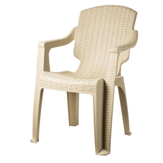 Obrazek Plastikowe krzesło Infinitty beżowe