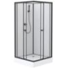Obrazek Kabina prysznicowa kwadratowa Elize 80x80x200 black