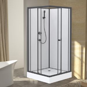 Obrazek Kabina prysznicowa kwadratowa Elize 90x90x200 black