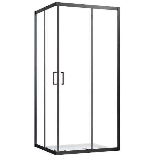 Obrazek Kabina prysznicowa kwadratowa Mika 80x80x190 black