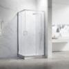 Obrazek Kabina prysznicowa kwadratowa Mika 90x90x190 chrom
