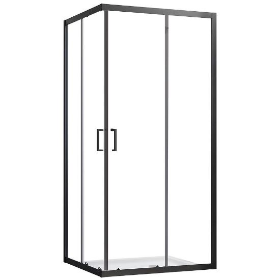 Obrazek Kabina prysznicowa kwadratowa Mika 90x90x190 black