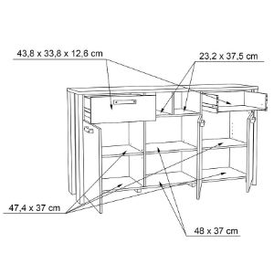 Obrazek Komoda Symmach CLFK231