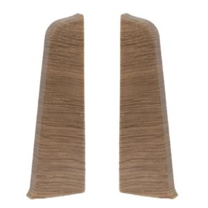 Obrazek Zaślepki lewa+prawa do listwy SG75 – 70 Dąb burbon ciemny-1+1 szt