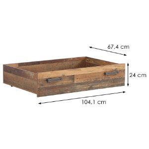 Obrazek Szuflada na rolkach do łóżka Symmach CLFL02