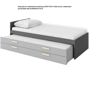 Obrazek Łóżko dolne z materacem Pok PO14GBS