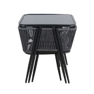 Obrazek Komplet mebli ogrodowych Korfu szary 2+1