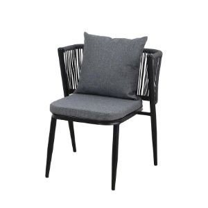 Obrazek Komplet mebli ogrodowych Korfu szary 2+1