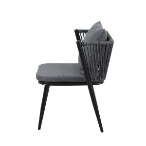 Obrazek Komplet mebli ogrodowych Korfu szary 2+1