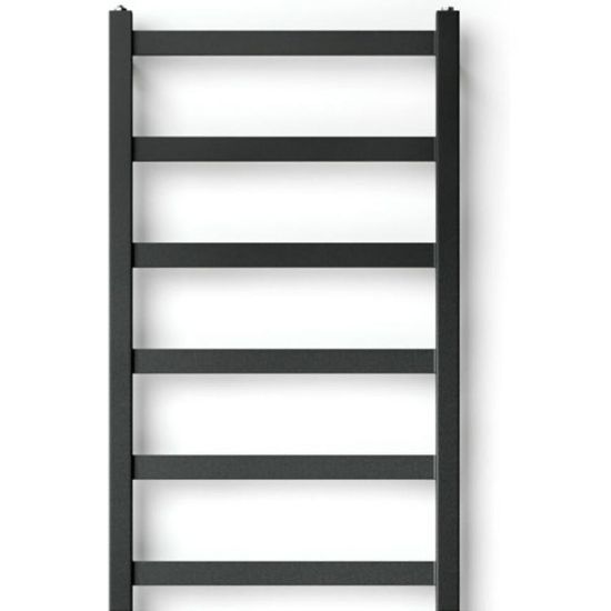 Obrazek Grzejnik łazienkowy Dex 70/50 czarny