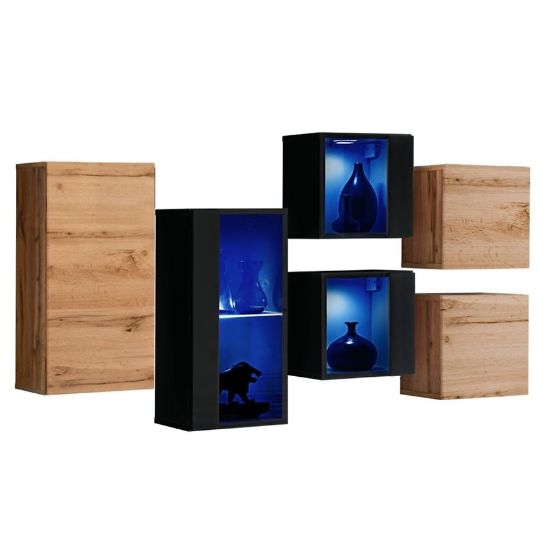 Obrazek Komoda Switch SB IV czarny/wotan