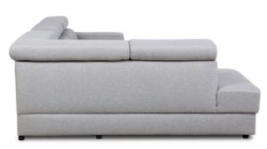 Obrazek Narożnik z funkcją spania Wersal beżowy popiel prawy